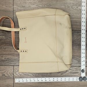 Cream, Two Tone, Reversable, Tote, Purse, Bag, Resort, Classic, Casual, Travel